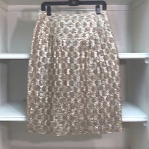 A luxurious Burberry full skirt